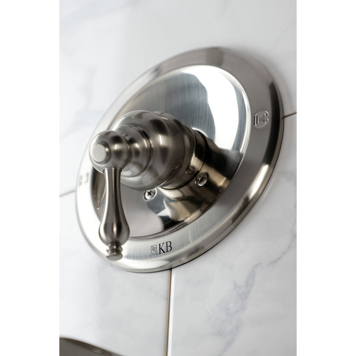 Kingston Brass KB538AL Single-Handle Tub and Shower Faucet, Brushed Nickel