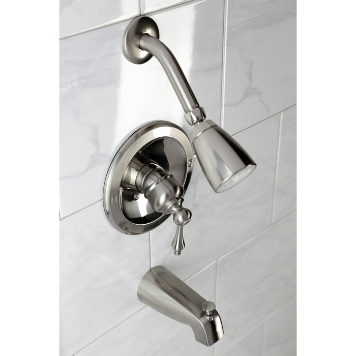 Kingston Brass KB538AL Single-Handle Tub and Shower Faucet, Brushed Nickel