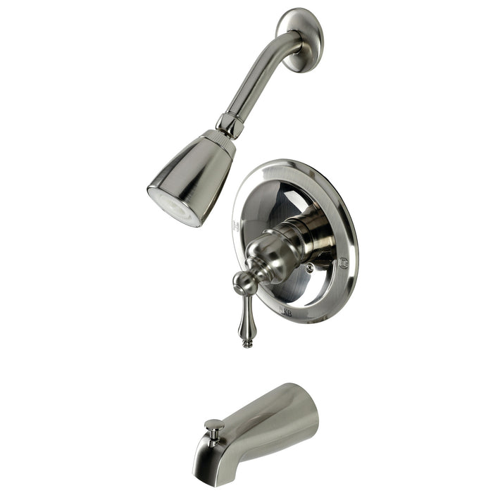 Kingston Brass KB538AL Single-Handle Tub and Shower Faucet, Brushed Nickel