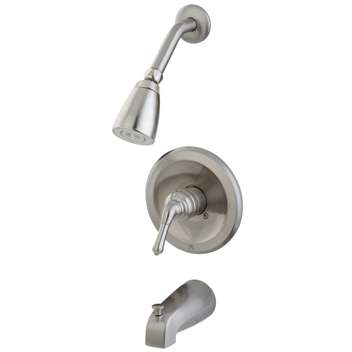 Kingston Brass KB538NML Single-Handle Tub and Shower Faucet, Brushed Nickel