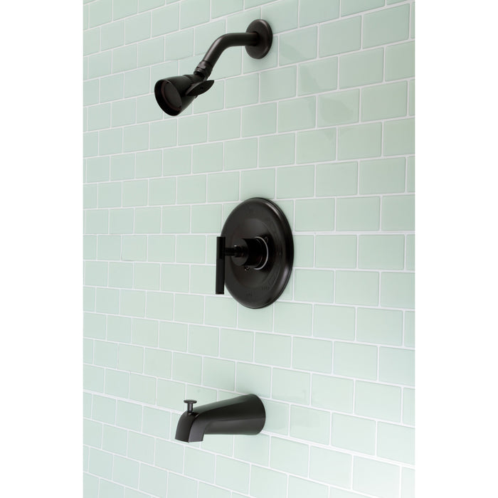Kingston Brass KB6635CKL Kaiser Single-Handle Pressure Balanced Tub and Shower Faucet, Oil Rubbed Bronze