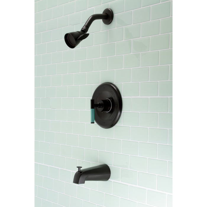 Kingston Brass KB6635CKL Kaiser Single-Handle Pressure Balanced Tub and Shower Faucet, Oil Rubbed Bronze