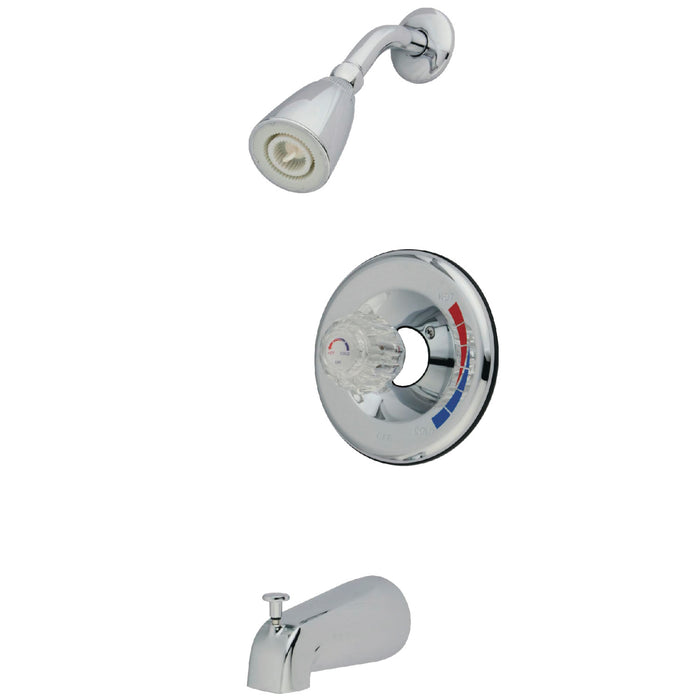 Kingston Brass KB681T Chatham Single-Handle Pressure Balanced Tub and Shower Faucet, Trim Only, Polished Chrome