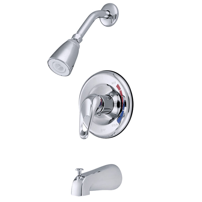 Kingston Brass KB691T Single-Handle Pressure Balanced Tub and Shower Faucet, Trim Only, Polished Chrome