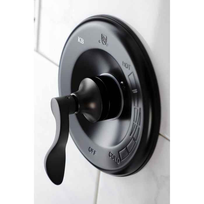 Kingston Brass KB8635DFL NuWave Single-Handle Pressure Balanced Tub and Shower Faucet, Oil Rubbed Bronze