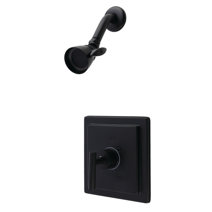 Kingston Brass KB8650CMLSO Manhattan Single-Handle Pressure Balanced Shower Faucet, Matte Black