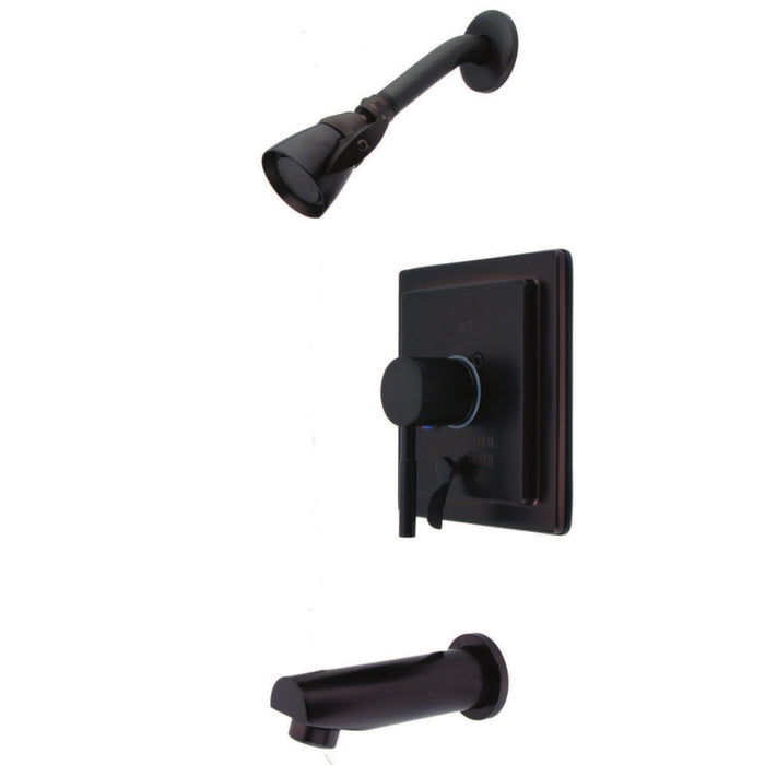 Kingston Brass KB86550DL Concord Single-Handle Pressure Balanced Tub and Shower Faucet, Oil Rubbed Bronze