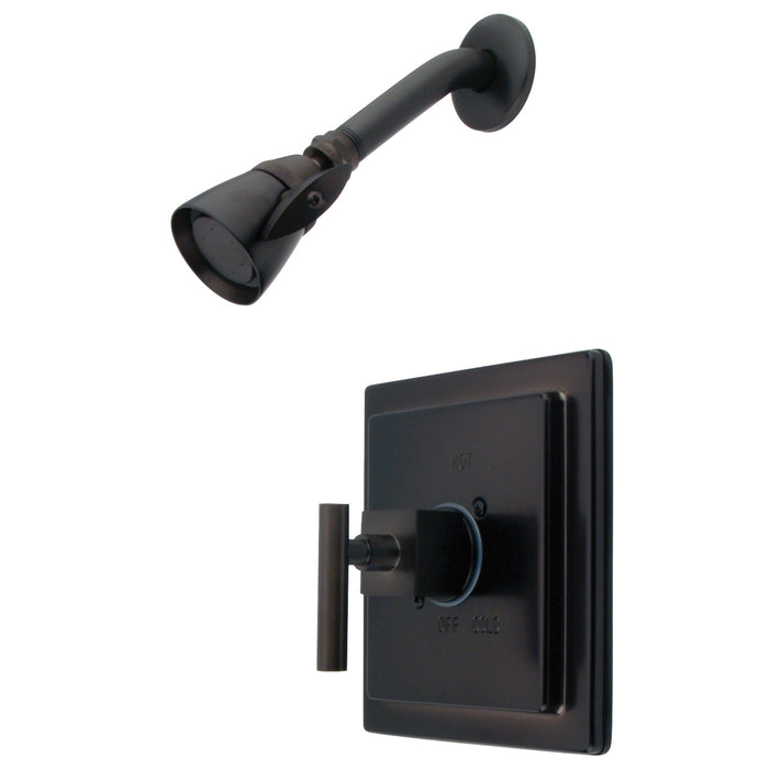 Kingston Brass KB8655CQLSO Claremont Single-Handle Pressure Balanced Shower Faucet, Oil Rubbed Bronze