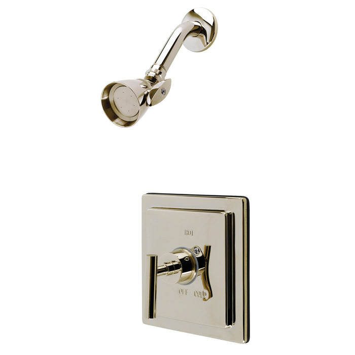 Kingston Brass KB8656CMLSO Manhattan Single-Handle Pressure Balanced Shower Faucet, Polished Nickel