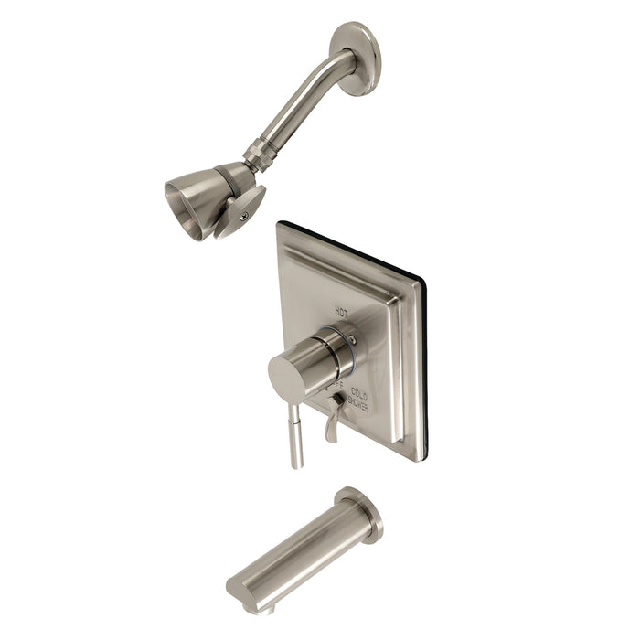 Kingston Brass KB86580DLT Single-Handle Pressure Balanced Tub and Shower Faucet, Trim Only, Brushed Nickel