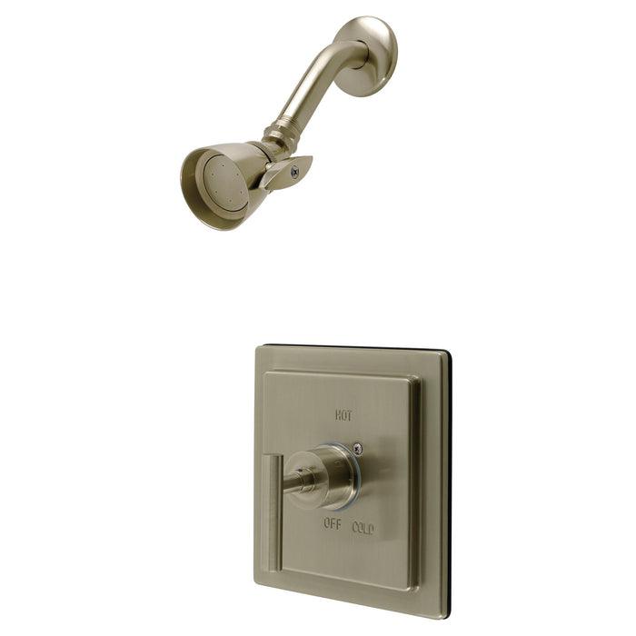 Kingston Brass KB8658CMLSO Manhattan Single-Handle Pressure Balanced Shower Faucet, Brushed Nickel