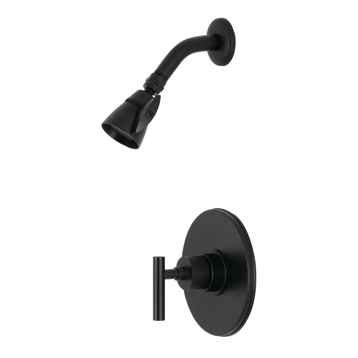 Kingston KB8690CMLSO Manhattan Single-Handle Pressure Balanced Shower Faucet, Matte Black
