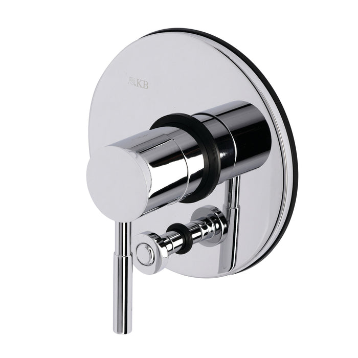 Kingston Brass KB86910DLLST Pressure Balance Valve Trim Only Without Shower and Tub Spout, Polished Chrome