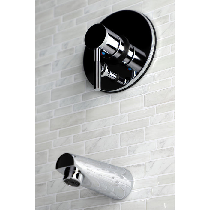 Kingston Brass KB86910DLTO Single-Handle Pressure Balanced Tub Faucet, Polished Chrome