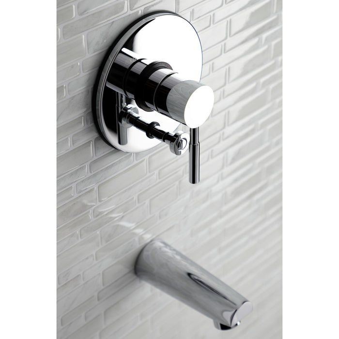 Kingston Brass KB86910DLTO Single-Handle Pressure Balanced Tub Faucet, Polished Chrome