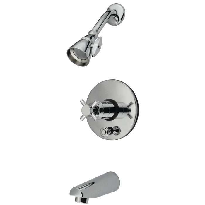 Kingston Brass KB86910DX Concord Tub & Shower Faucet, Polished Chrome
