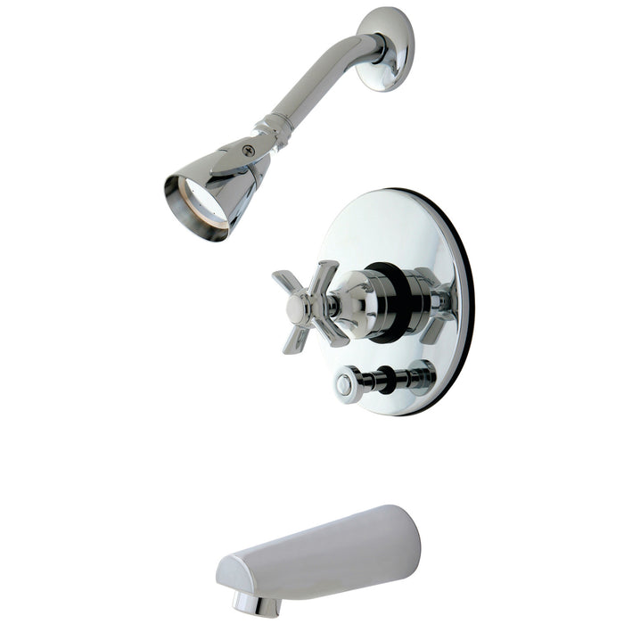 Kingston Brass KB86910ZX Millennium Single-Handle Pressure Balanced Tub and Shower Faucet, Polished Chrome