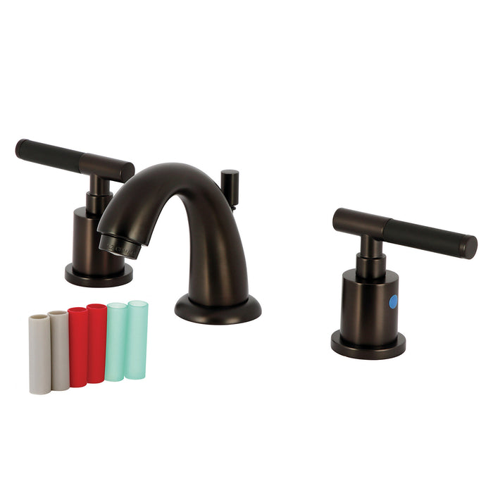 Kingston Brass KB8915CKL Kaiser Widespread Bathroom Faucets with Pop-Up Drain, Oil Rubbed Bronze