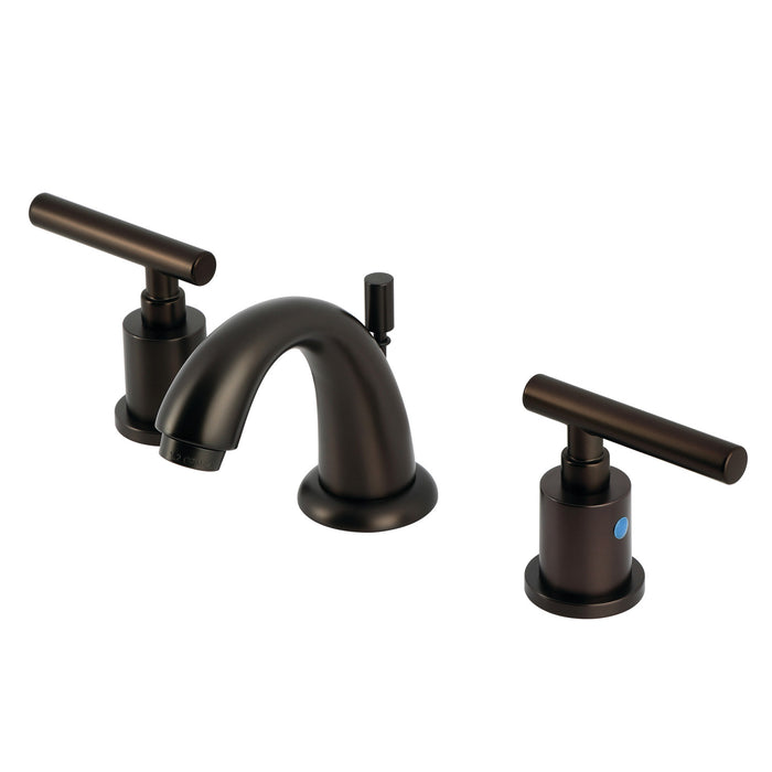 Kingston Brass KB8915CML Manhattan Widespread Bathroom Faucets with Pop-Up Drain, Oil Rubbed Bronze