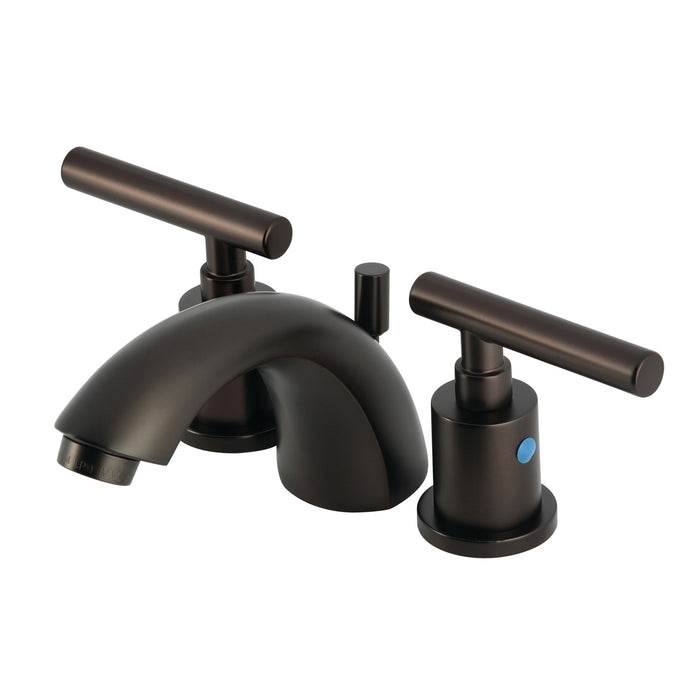 Kingston Brass KB8955CML Manhattan Mini-Widespread Bathroom Faucet with Pop-Up Drain, Oil Rubbed Bronze