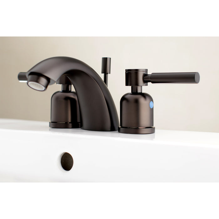 Kingston Brass KB8955DL Concord Mini-Widespread Bathroom Faucet with Pop-Up Drain, Oil Rubbed Bronze