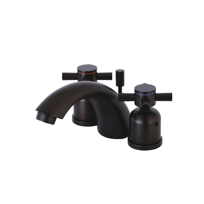 Kingston Brass KB8955DX Concord Mini-Widespread Bathroom Faucet with Pop-Up Drain, Oil Rubbed Bronze