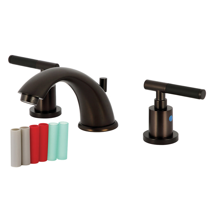 Kingston Brass KB8965CKL Kaiser Widespread Bathroom Faucets with Pop-Up Drain, Oil Rubbed Bronze