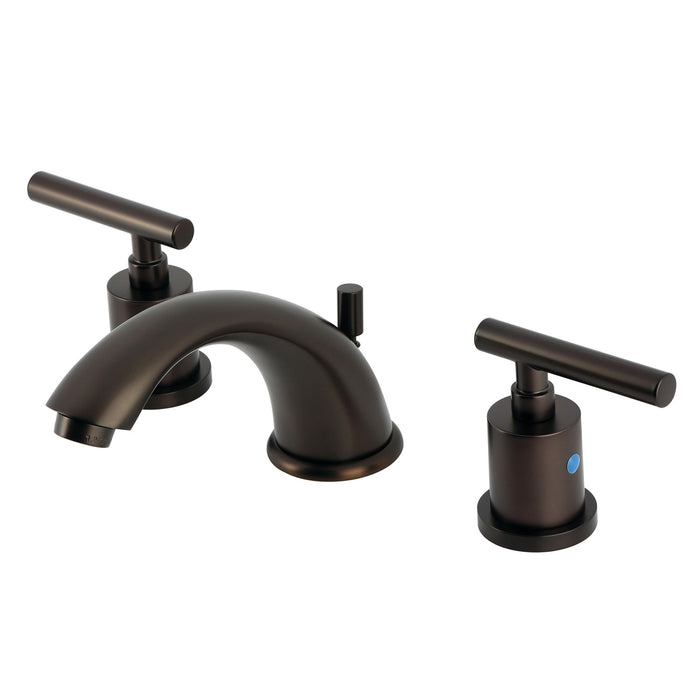 Kingston Brass KB8965CML Manhattan Widespread Bathroom Faucets with Pop-Up Drain, Oil Rubbed Bronze