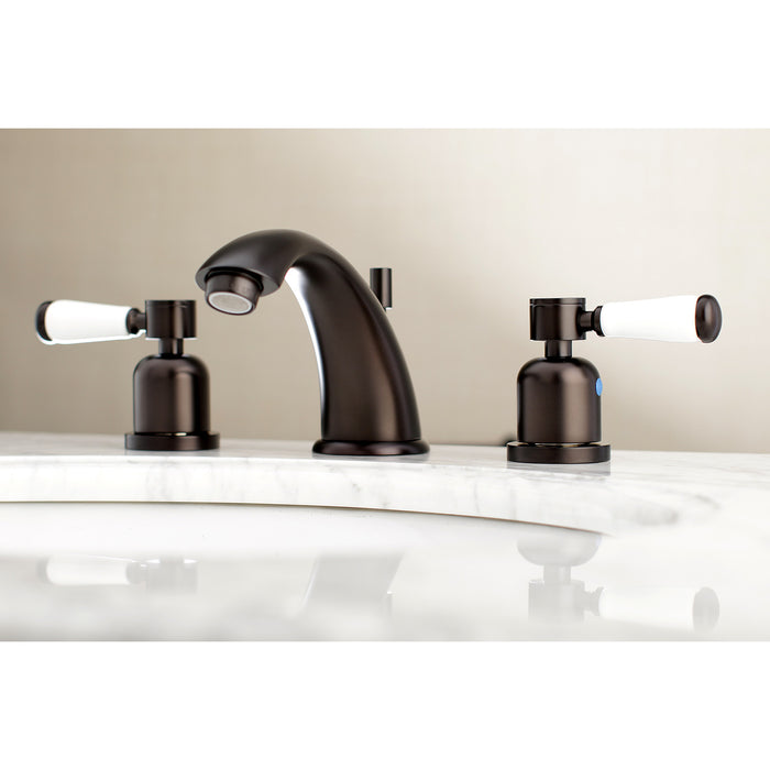 Kingston Brass KB8965DPL Paris Widespread Bathroom Faucet with Retail Pop-Up Drain, Oil Rubbed Bronze