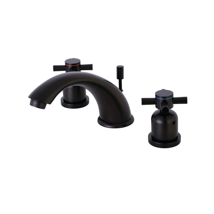 Kingston Brass KB8965DX Concord Widespread Bathroom Faucet with Retail Pop-Up Drain, Oil Rubbed Bronze