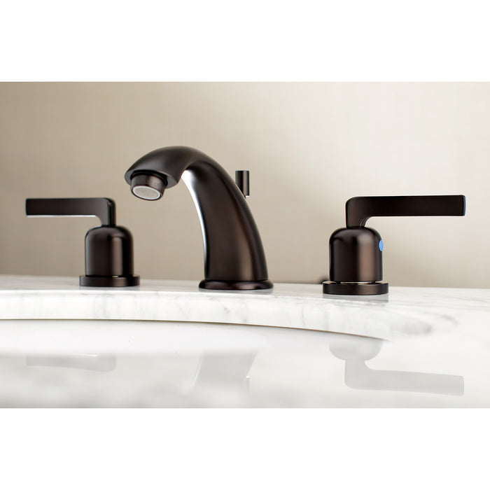 Kingston Brass KB8965EFL Centurion Widespread Bathroom Faucet with Retail Pop-Up Drain, Oil Rubbed Bronze