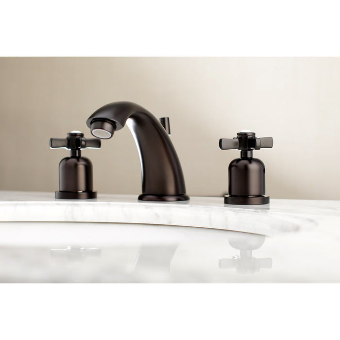 Kingston Brass KB8965ZX Millennium Widespread Bathroom Faucet with Retail Pop-Up Drain, Oil Rubbed Bronze