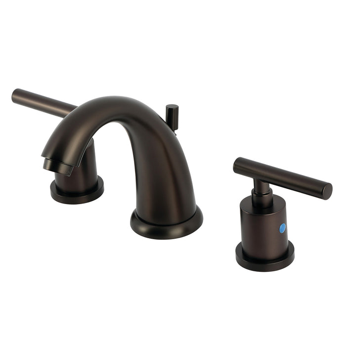 Kingston Brass KB8985CML Manhattan Widespread Bathroom Faucets with Pop-Up Drain, Oil Rubbed Bronze