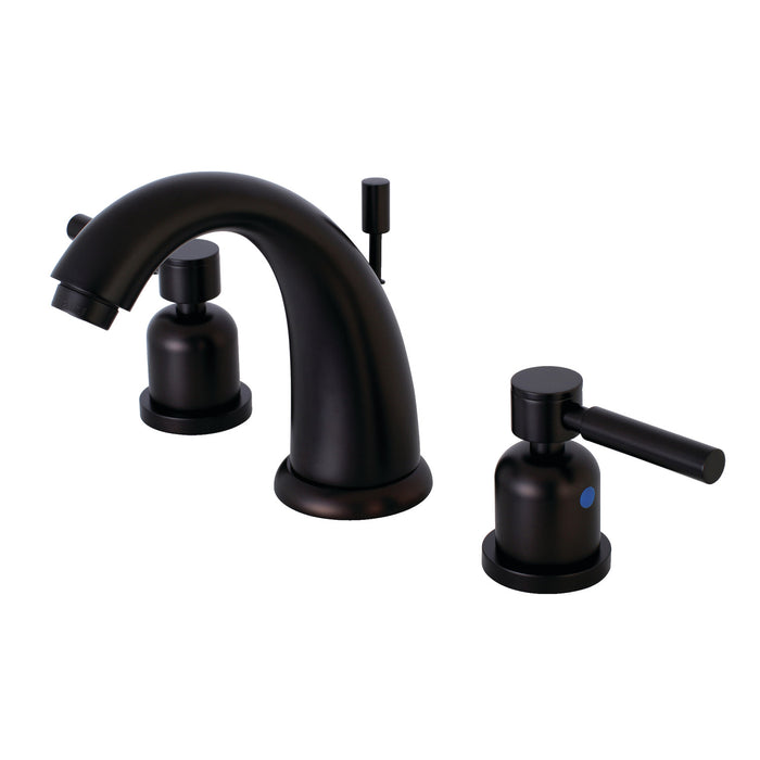 Kingston Brass KB8985DL Concord Widespread Bathroom Faucet with Retail Pop-Up Drain, Oil Rubbed Bronze