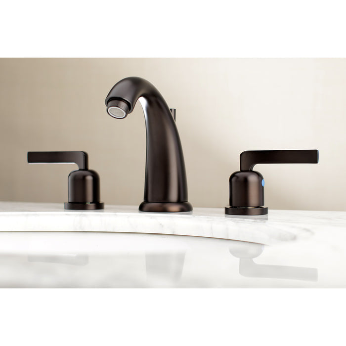 Kingston Brass KB8985EFL Centurion Widespread Bathroom Faucet with Retail Pop-Up Drain, Oil Rubbed Bronze