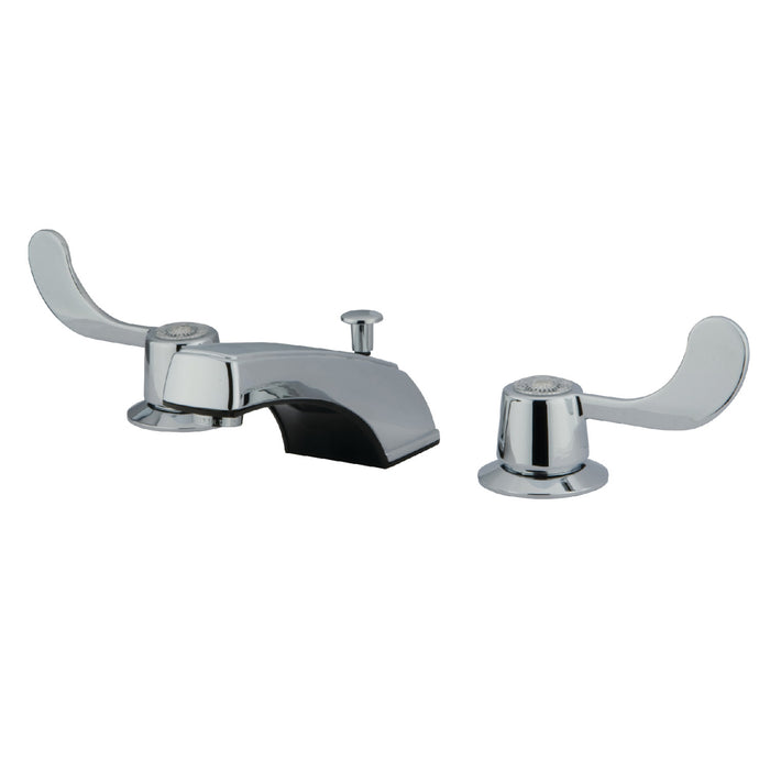 Kingston Brass KB931B Vista Widespread Bathroom Faucet with Pop-Up Drain, Polished Chrome