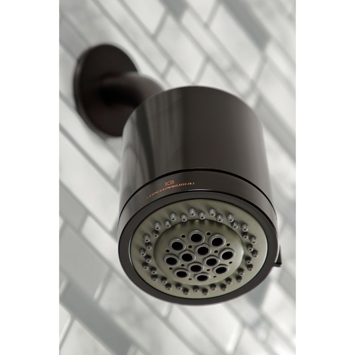 Kingston Brass KBX8135DX Concord Triple-Handle Tub and Shower Faucet, Oil Rubbed Bronze