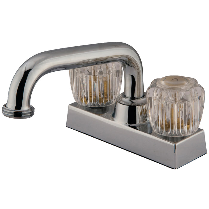 Kingston Brass KF460  Double-Handle 4" Centerset Laundry Faucet, Polished Chrome