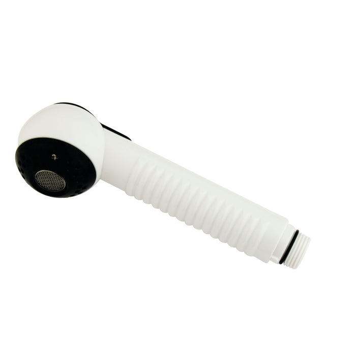 Kingston Brass KH7200 Soft Button Pull-Out Kitchen Faucet Sprayer, White