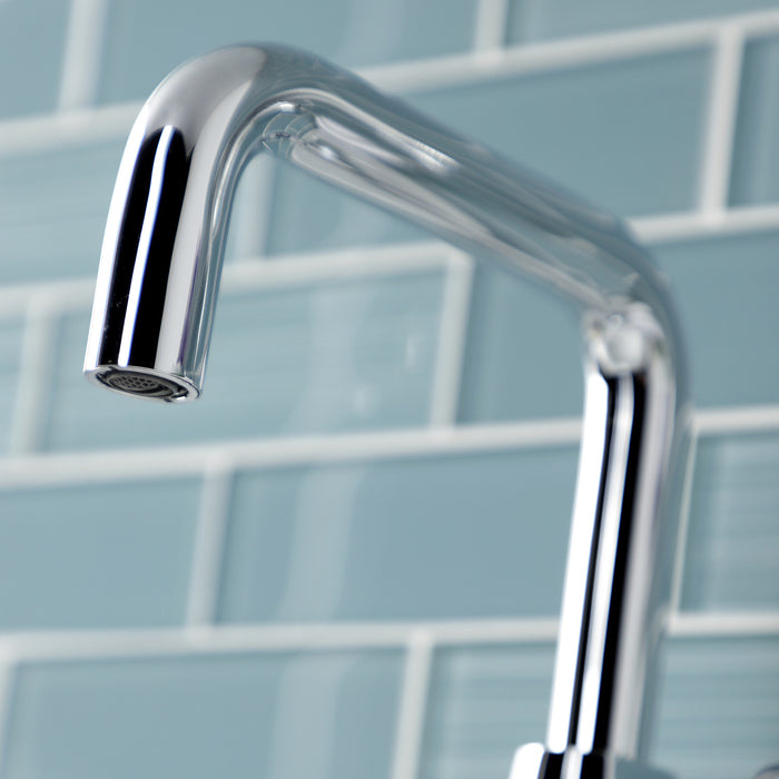 Kingston Brass KS2261DX Constantine Two-Handle Single-Hole Bathroom Faucet with Push Pop-Up Drain, Polished Chrome