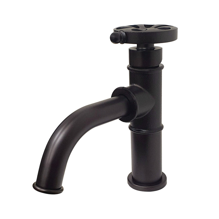 Kingston Brass KS2825RX Belknap One-Handle Single-Hole Bathroom Faucet with Push Pop-Up Drain, Oil Rubbed Bronze