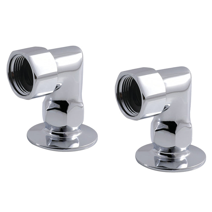 Kingston Brass KS2W1 2-Inch Deck Mount Riser (KS114X series), Polished Chrome