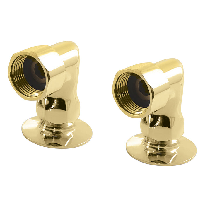 Kingston Brass KS2W2 2-Inch Deck Mount Riser (KS114X series), Polished Brass
