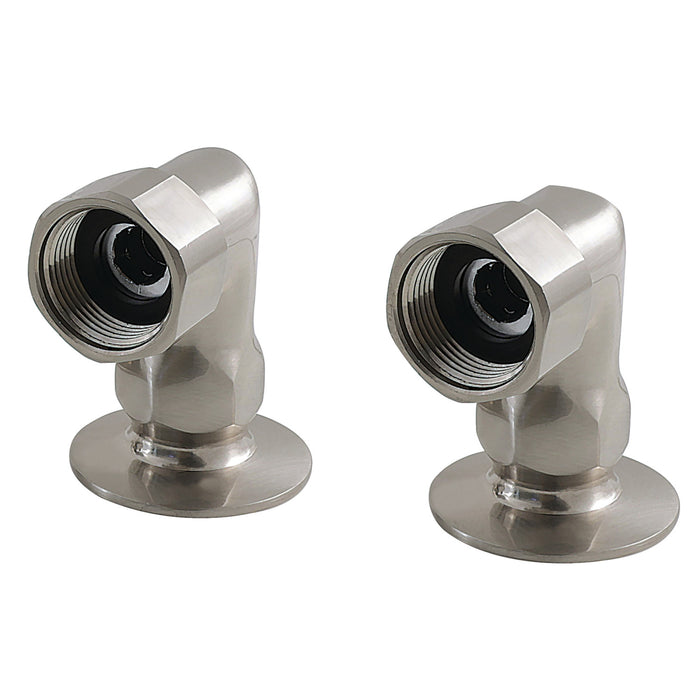 Kingston Brass KS2W8 2-Inch Deck Mount Riser (KS114X series), Brushed Nickel