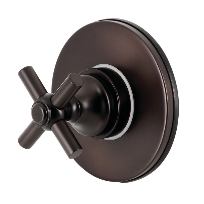 Kingston Brass KS3035EX Elinvar 3-Way Diverter Valve with Trim Kit, Oil Rubbed Bronze