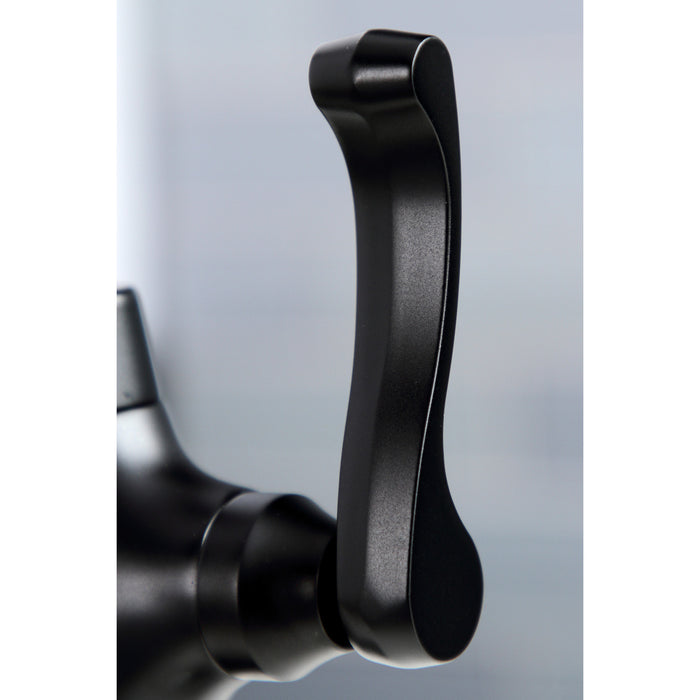 Kingston Brass KS3190FL Royale Single-Handle Water Filtration Faucet, Matte Black