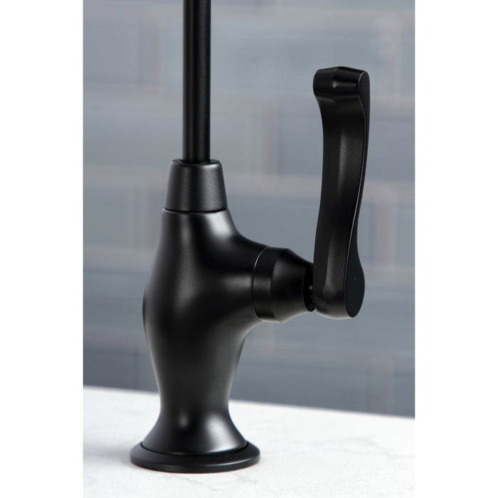 Kingston Brass KS3190FL Royale Single-Handle Water Filtration Faucet, Matte Black