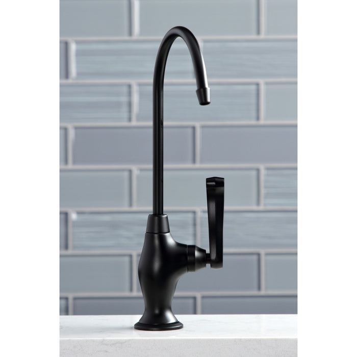 Kingston Brass KS3190FL Royale Single-Handle Water Filtration Faucet, Matte Black