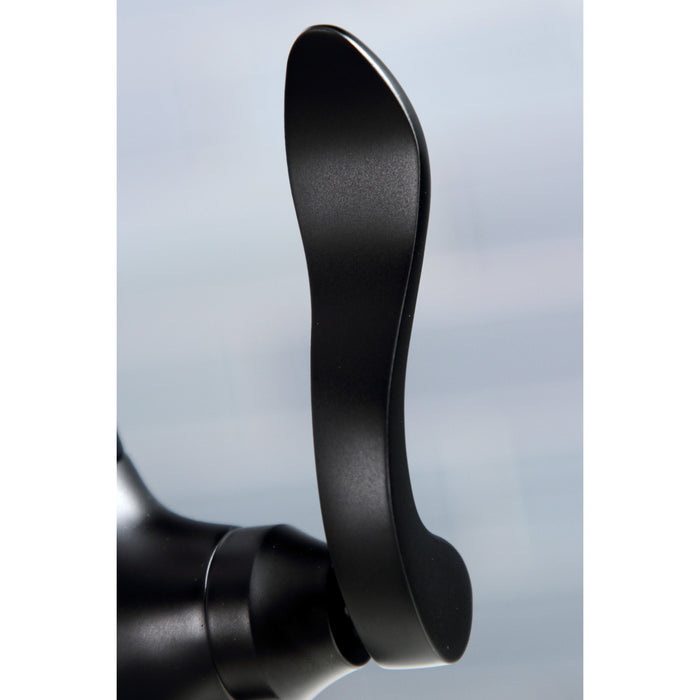 Kingston Brass KS3190NFL NuWave French Single-Handle Water Filtration Faucet, Matte Black