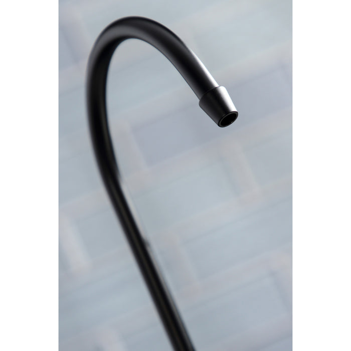 Kingston Brass KS3190NML Magellan Single-Handle Water Filtration Faucet, Matte Black